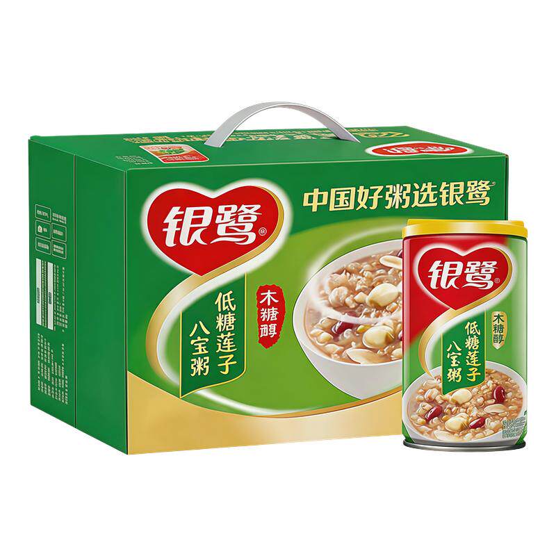 银鹭低糖莲子八宝粥360g*12罐