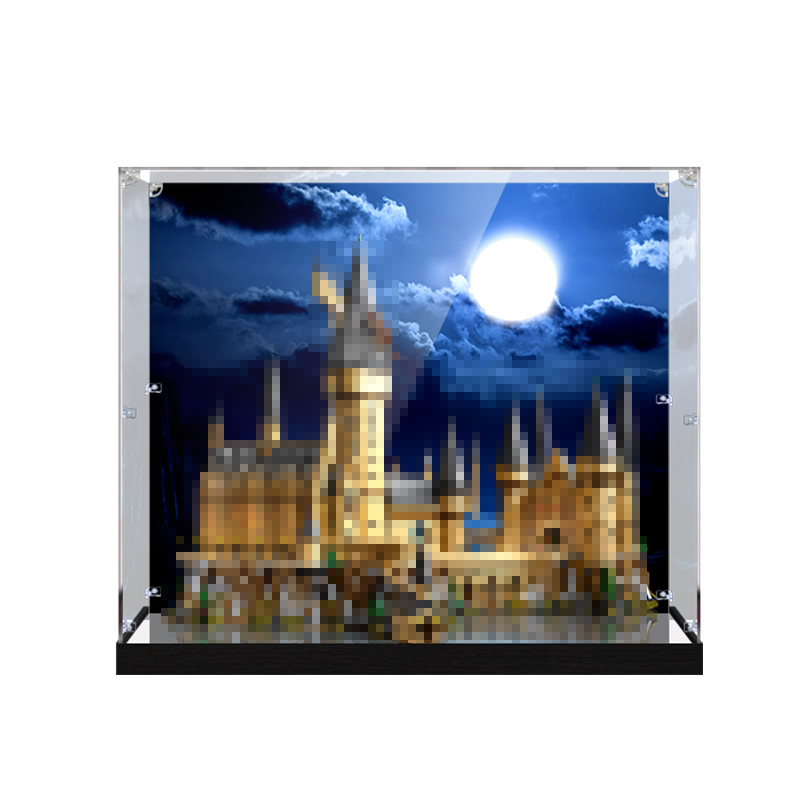 适用乐高展示盒亚克力71043哈利波特霍格沃茨城堡积木手办防尘罩