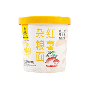 纯素食红薯杂粮面杂面条素面米线泡面桶装方便面粗粮荞麦面饼碗面