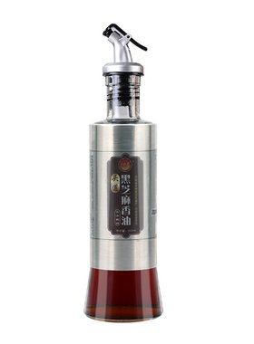 小磨香油凉拌菜家用黑芝麻香油