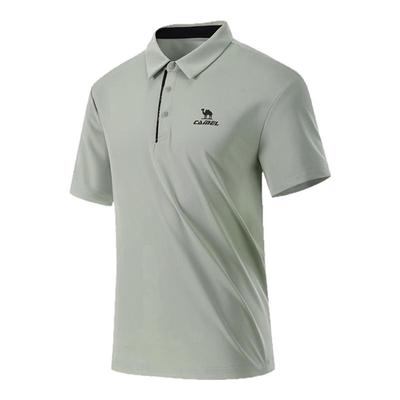 骆驼运动POLO衫速干男士夏季防晒冰感t恤休闲爸爸翻领短袖上衣