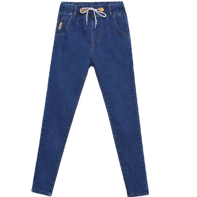 哈伦裤加绒长裤春秋款牛仔裤