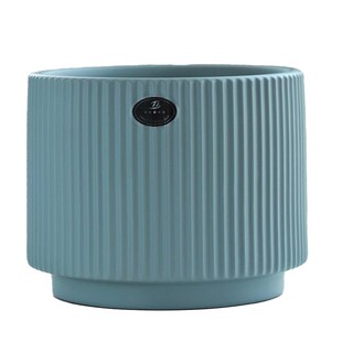 花盆陶瓷新款亚光北欧简约花盆特大号带托盘桌面绿植多肉室内盆栽