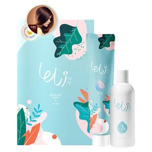 乐力树莓红棕色染发剂膏复古海王红色泡沫2026流行色天然植物女纯