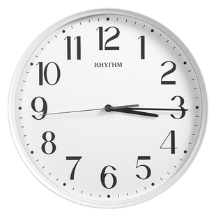 RHYTHM丽声钟表挂钟客厅2026新款创意免打孔钉现代简约石英钟挂表