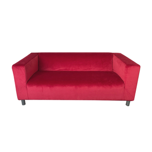 宜家两人沙发套克利帕双人沙发套2人沙发套二人沙发罩短绒布系列