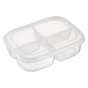 日本进口分格水果盒小学生专用便当盒上班族外出便携食品级保鲜盒