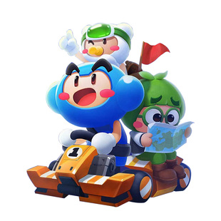 跑跑卡丁车网游单机版一键端AI组队怀旧赛车游戏破解版送跑车道具