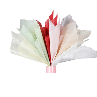 鲜花包装内衬纸抽取式牛奶棉40张花束打底棉纸大包装玫瑰花艺资材