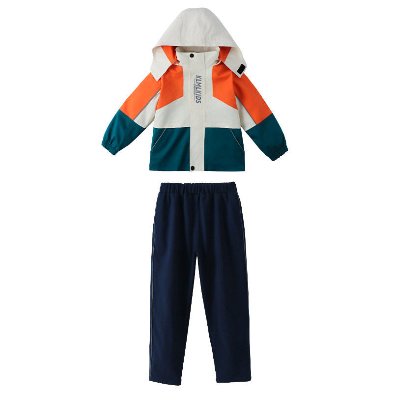 幼儿园园服小学生班服三件套外套冲锋衣秋冬季加厚校服定制逸龙