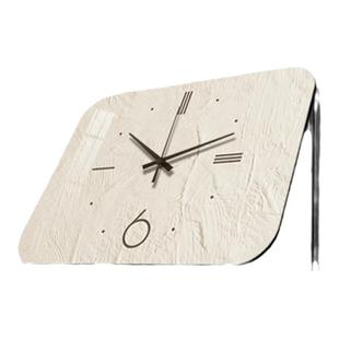 现代简约电表箱装饰画2025新款带钟表遮挡配电箱盒餐厅挂画免打孔