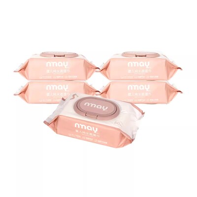 德国nmay婴儿纯水手口湿巾60P