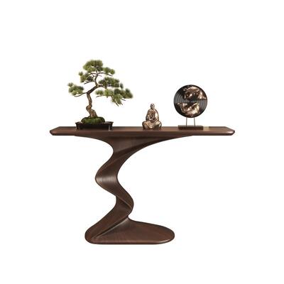 金奖实木玄关台新中式