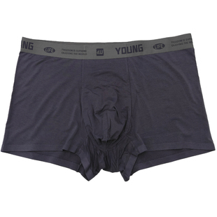 狄王羊毛裤3条装男士平角内裤桑蚕丝抑菌舒适透气抑菌中腰短裤冬