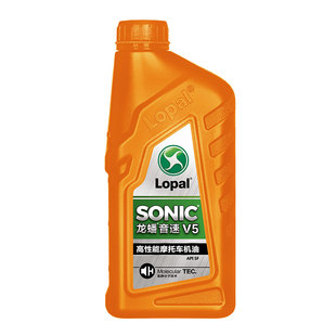 龙蟠 摩托车型机油15W40 SF四冲程中小排量V5 900mL摩油官方正品