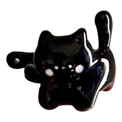 萌趣黑色小猫耳骨夹女ins小众