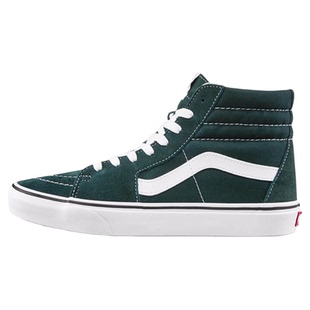 VANS范斯SK8-HI 墨绿经典高帮男女情侣休闲帆布板鞋VN0A38GEQSU