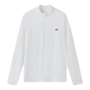 【博主同款】ellesse小贝壳官方秋高弹修身网球运动长袖T恤上衣男