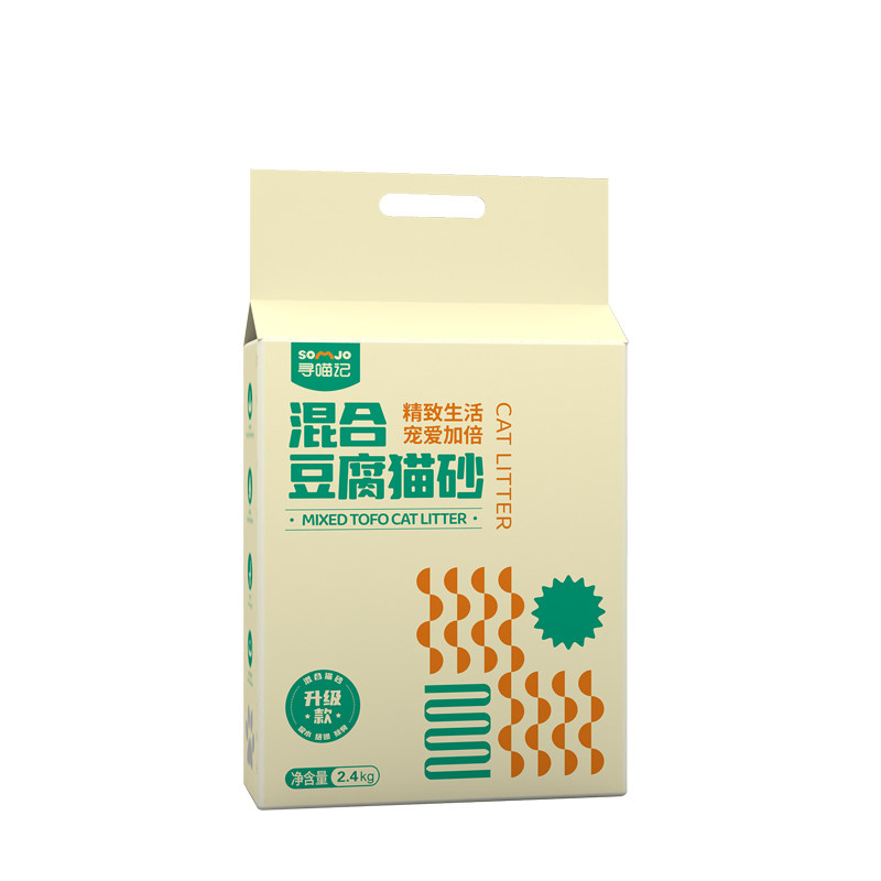 寻喵记混合猫砂结团除臭去尿味原猫砂
