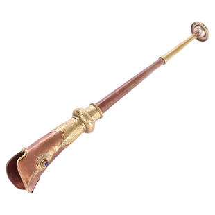 法器用品尼泊尔进口法号藏式吹鼓喇叭西藏折叠铜钦号角唢呐