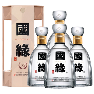 今世缘国缘四开国缘4开52度白酒500ml纯粮今世缘国缘
