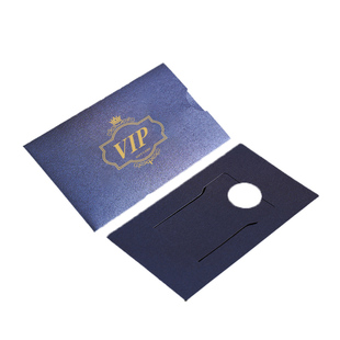 vip会员卡套定制储值卡礼品卡提货卡贵宾卡购物卡蟹卡珠光纸信封烫金带logo现货抽拉式纸质封套包装设计制作