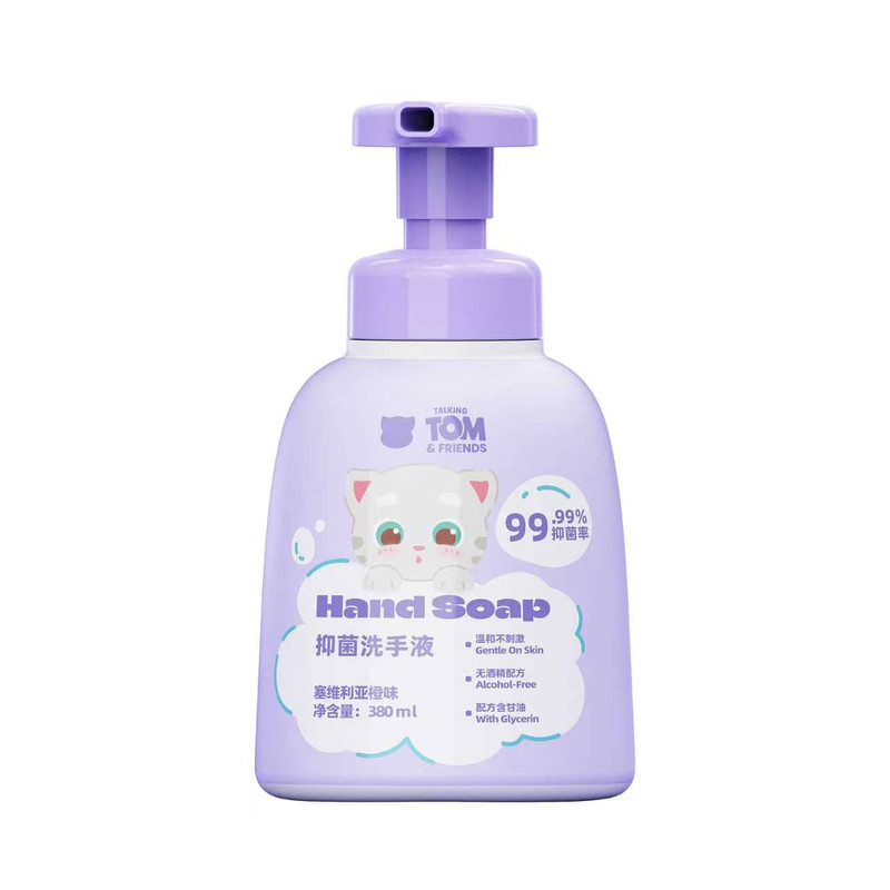 会说话的汤姆猫洗手液泡沫型按压式抑菌温和滋润保湿护手全家可用
