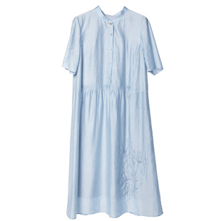 Distin Kidny/迪凯品牌女装夏季优雅气质新中式改良旗袍连衣裙女