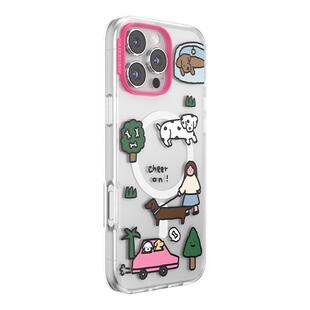 【宠物物语·手机壳】PopSockets泡泡骚磁吸防摔手机壳苹果iPhone17/16ProMax/Pro 镜面 小猫小狗 毛茸可爱