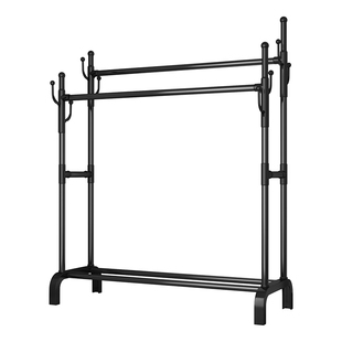 简易衣帽架落地卧室房间挂衣架子多功能晾衣架家用室内衣服收纳架