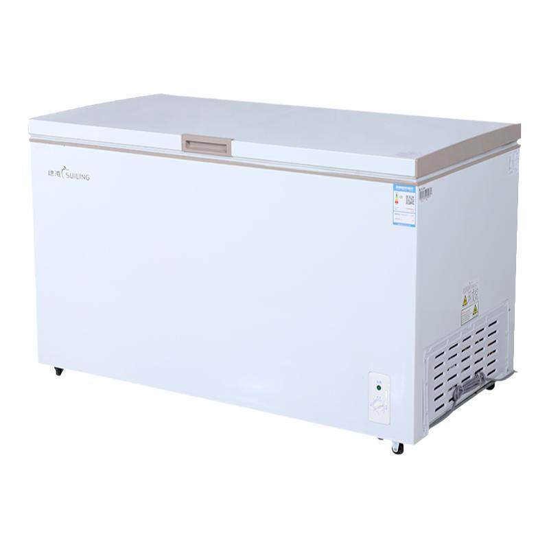 穗凌冰柜家用小型100/200/300升卧式冰箱节能保鲜冷冻柜冷藏雪柜