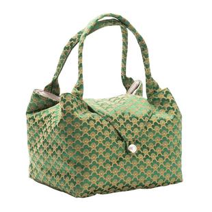 日式茶具礼盒收纳包布袋家用旅行茶具便携加厚手提户外布艺包包盒