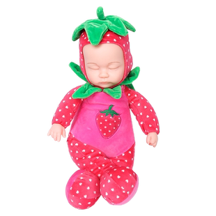 儿童仿真娃娃软胶宝宝会说话的公主洋娃娃婴儿睡眠布娃娃女孩玩具