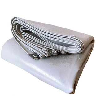 加厚油布防水布帆布pvc刀刮布灰色大货车雨布篷布室外遮盖雨棚布