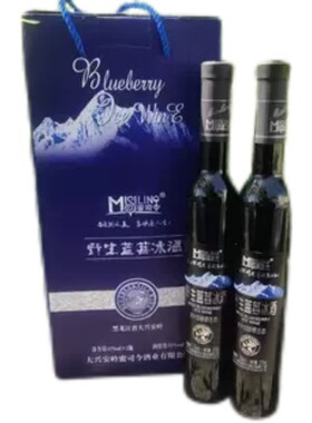 新款蜜司令野生蓝莓冰酒375ml×