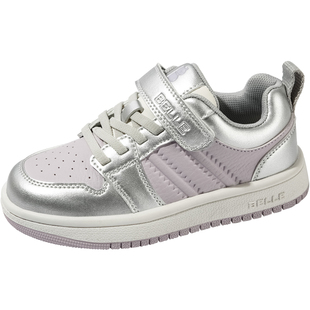 百丽童鞋春秋舒适休闲板鞋女童软底耐磨运动鞋男童百搭校园学生鞋