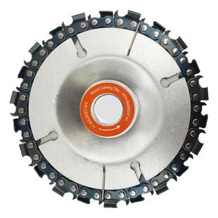 角磨机木工链条盘4英寸多功能家用木材开槽切割电链锯链盘锯片