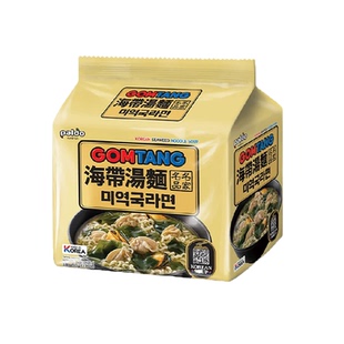 PALDO韩国进口八道牛骨汤味海带汤面裙带菜夜宵速食煮泡面方便面