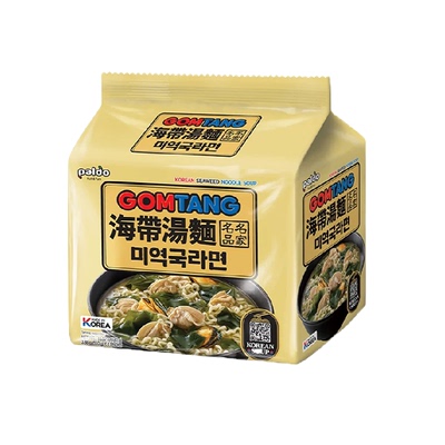 PALDO韩国八道牛骨汤味海带汤面