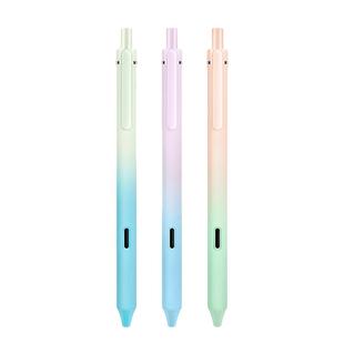 点石极光静音按动中性笔DS-0171刷题笔高颜值速干时空舱黑笔顺滑学生用0.5水笔简约太空舱签字大容量笔芯书写
