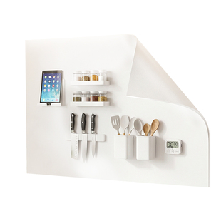 磁吸珐琅白板墙贴冰箱贴展示板厨房墙面家用儿童磁铁性哑光磁吸力配件金属镀锌板照片墙背景板小黑板可擦写字