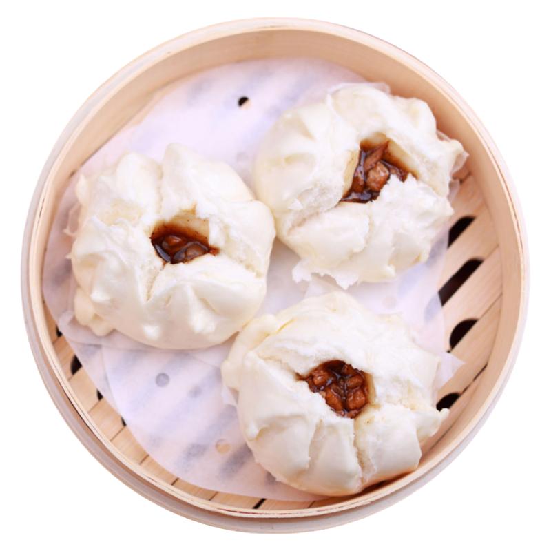 卡貝開口叉燒包整箱120個 皇朝笑口叉燒包廣式早茶包點心早餐包子