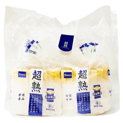 Pasco切片面包超熟谷物吐司16片早餐点心三明治362g原味日式工艺