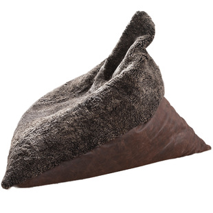 皮质beanbag懒人坐垫沙发豆袋 个性单人卧室阳台北欧榻榻米豆沙袋