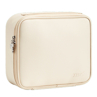 化妆包女便携式大容量带镜子化妆箱2026新款高端跟妆师旅行收纳包