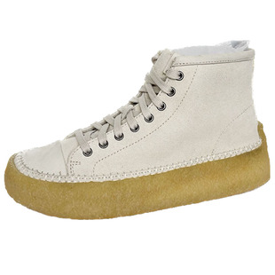 CLARKS其乐男款高帮经典款复古生胶底休闲鞋平底板鞋Caravan Mid