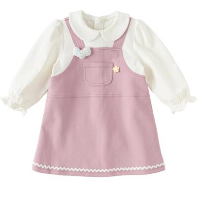 戴维贝拉女童洋气连衣裙