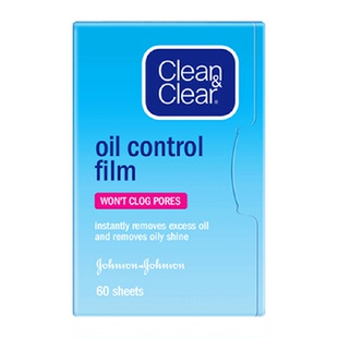 进口可伶可俐CLEANCLEAR吸油纸蓝膜1包面部吸油纸专用持久不脱妆