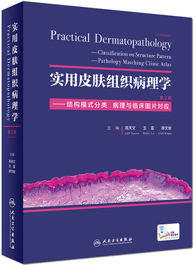 实用皮肤组织病理学 第2版高天文王雷廖文俊皮肤病治疗炎症肿瘤科病理科结构模式分类病理临床诊断鉴别人民卫生出版社皮肤病学