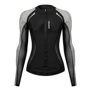 沃萨维摩托车骑行服女士秋冬保暖越野套装防寒防摔机车骑士护甲衣